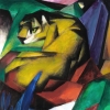 Franz Marc - The Tiger Variante 2