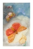 Odilon Redon - Papillons et fleur Variante 1