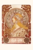 Alphonse Mucha - La Plume Variante 1