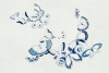 Kamisaka Sekka - Japanese Butterflies from Cho Senshu Variante 1