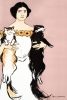 Edward Penfield - Woman holding Cats (1897) Variante 1