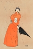 Edward Penfield - Woman holding Umbrella (1894) Variante 1