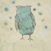 Teal & Beige Owl Variante 1