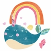 Narwals & Rainbows No. 4 Variante 1