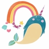Narwals & Rainbows No. 7 Variante 1