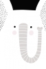 Black & White Animals No. 2 - Elephant Variante 1