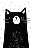 Black & White Animals No. 9 - Cat Variante 1