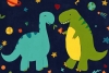 Dinos in Space No. 1 Variante 1