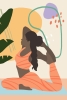 Bright Yoga Scene No. 4 Variante 1
