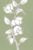 Olive Green Flower Study No. 3 Variante 1