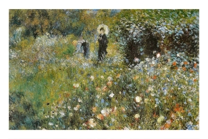 Pierre-Auguste Renoir - Woman with a Parasol in a Garden