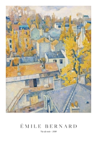 Émile Bernard - Vue des toits