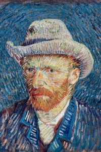 Vincent van Gogh - Self-Portrait with Grey Felt Hat (1887)