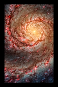 The Whirlpool Galaxy (Messier 51a), Image Taken by NASA