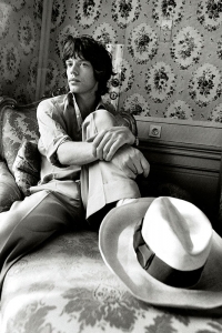 Mick Jagger Poster im Hotelzimmer in Wien (1973)