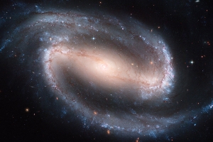 Barred Spiral Galaxy NGC 1300 - Image by NASA