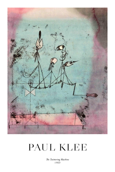 Paul Klee - Twittering Machine Variante 2 | 60x90 cm | Premium-Papier