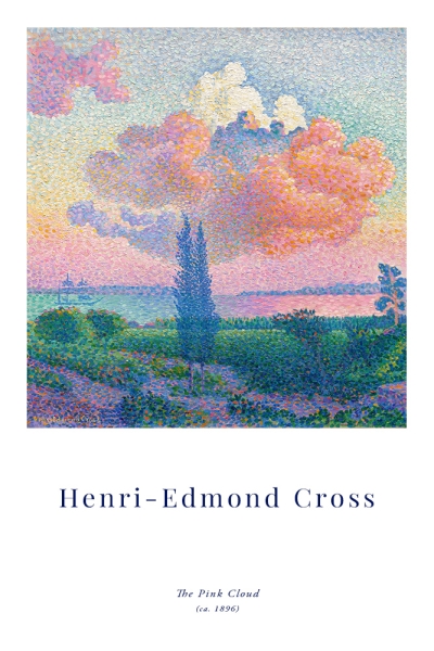 Henri-Edmond Cross - The Pink Cloud Variante 1 | 40x60 cm | Premium-Papier