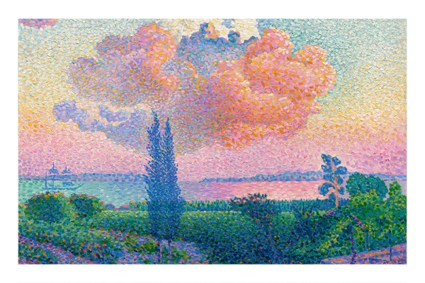 Henri-Edmond Cross - The Pink Cloud Variante 2 | 13x18 cm | Premium-Papier