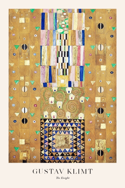 Gustav Klimt - The Knight Variante 1 | 40x60 cm | Premium-Papier