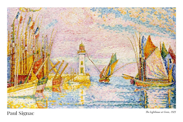 Paul Signac - Lighthouse at Groix Variante 1 | 40x60 cm | Premium-Papier