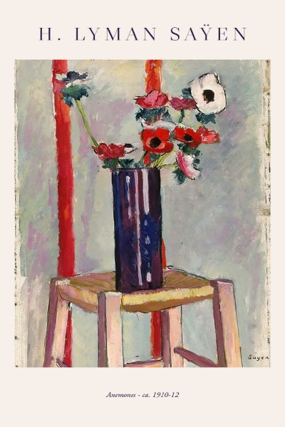 H. Lyman Saÿen - Anemones Variante 1 | 40x60 cm | Premium-Papier
