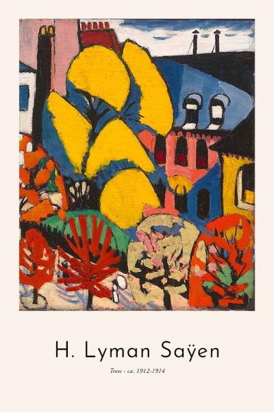 H. Lyman Saÿen - Trees Variante 1 | 40x60 cm | Premium-Papier
