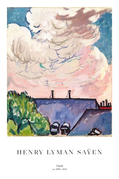 H. Lyman Saÿen - Clouds Variante 1 | 40x60 cm | Premium-Papier