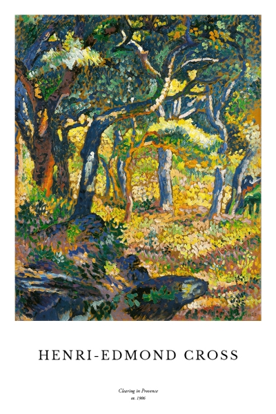 Henri-Edmond Cross - Clearing in Provence Variante 1 | 30x45 cm | Premium-Papier