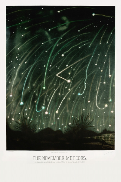 E. L. Trouvelot - The November Meteors 