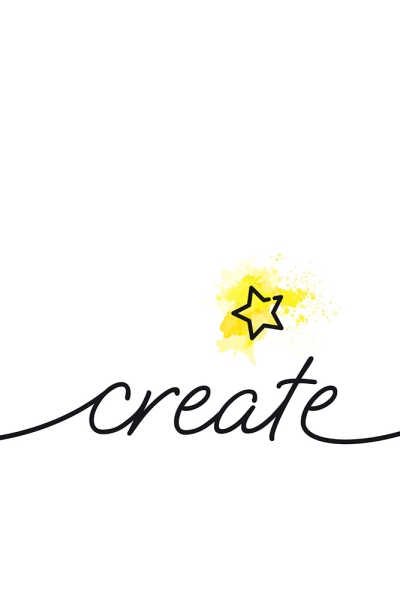 Create Typografie-Poster Variante 1 | 40x60 cm | Premium-Papier
