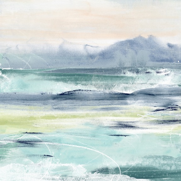 Abstract Waves No. 1 Variante 1 | 60x60 cm | Premium-Papier