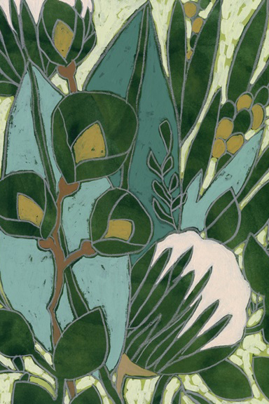 The Emerald Garden No. 2 Variante 1 | 40x60 cm | Premium-Papier