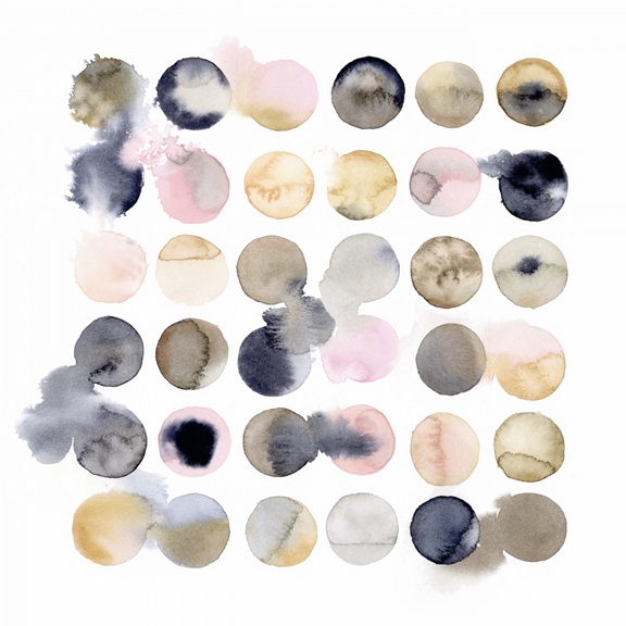 Watercolour Dots No. 1 Variante 1 | 60x60 cm | Premium-Papier