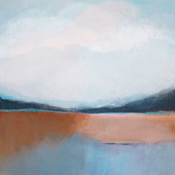 Still Russet Lake Variante 1 | 60x60 cm | Premium-Papier
