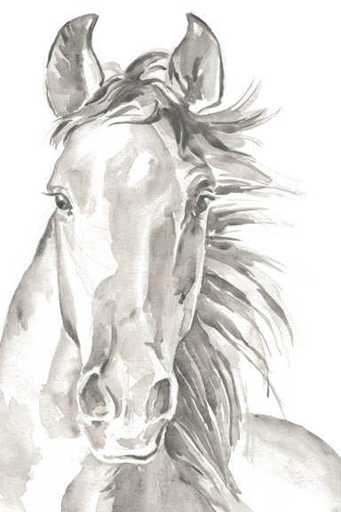 Watercolour Horse Variante 1 | 40x60 cm | Premium-Papier