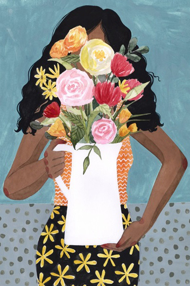 Shy Girl No. 1 Variante 1 | 40x60 cm | Premium-Papier