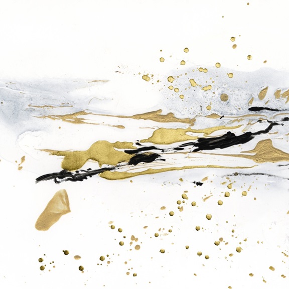 Golden Drops No. 3 Variante 1 | 40x40 cm | Premium-Papier