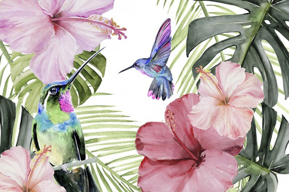 Hibiscus Variante 1 | 40x60 cm | Premium-Papier