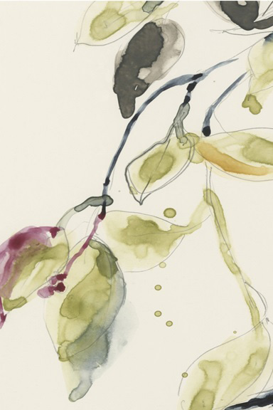 Watercolour Branches No. 1 Variante 1 | 40x60 cm | Premium-Papier