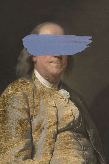 Defaced No. 1 - Franklin Variante 1 | 13x18 cm | Premium-Papier