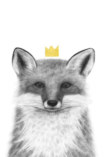 Royal Fox Variante 1 | 40x60 cm | Premium-Papier