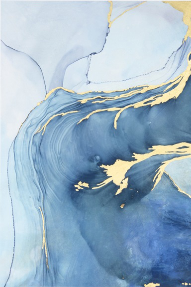 Blue Waves No. 1 Variante 1 | 13x18 cm | Premium-Papier