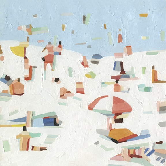 Beach Confetti No. 3 Variante 1 | 60x60 cm | Premium-Papier