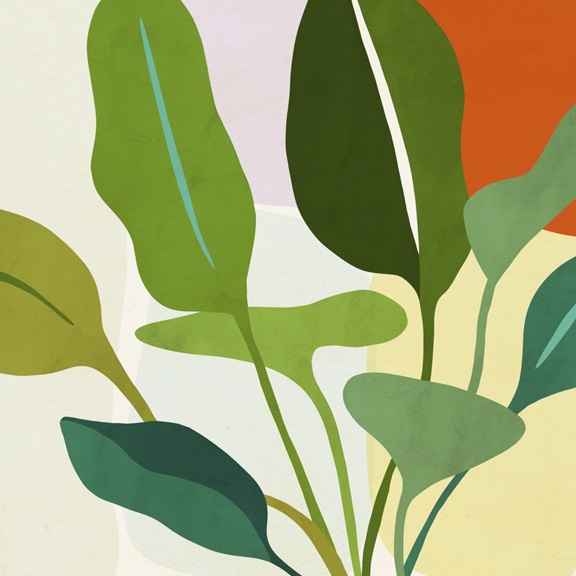 Fresh Green No. 2 Variante 1 | 60x60 cm | Premium-Papier