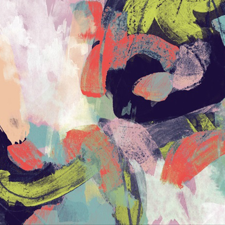 Vibrant Shade No. 2 Variante 1 | 60x60 cm | Premium-Papier