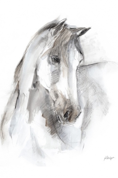 Horse in Watercolour 