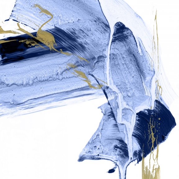 Blue Fury Variante 1 | 60x60 cm | Premium-Papier