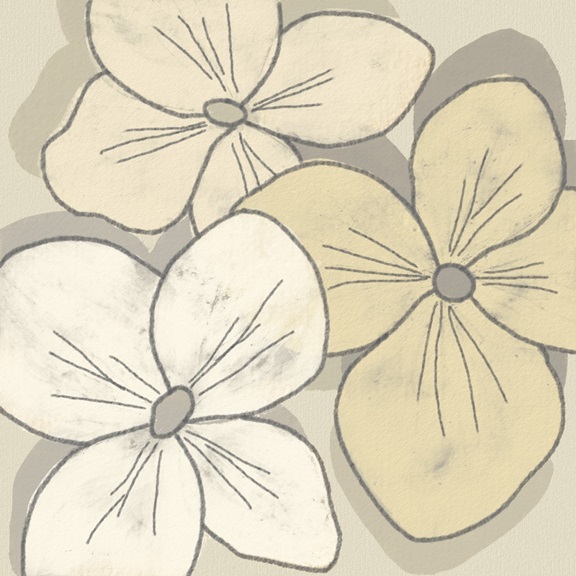 Painted in beige No. 3 Variante 1 | 60x60 cm | Premium-Papier