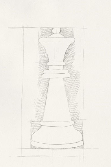 Pencilchess Variante 1 | 30x45 cm | Premium-Papier